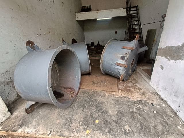 Centrifuge bowl castings at the facility